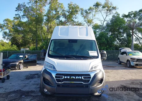 2023 Ram Promaster 3500 Cargo Van Super High Roof 159 Wb Ext from USA, damaged, VIN 3C6MRVZG0PE586874